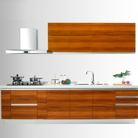 防尘耐刮密度板整体橱柜