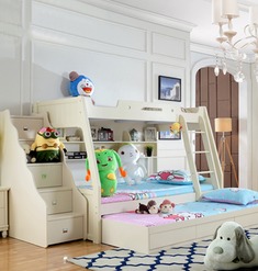 超强储物多功能子母床