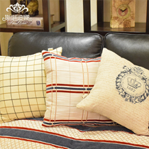 斯堪迪娜地中海系列布艺靠垫，高透气编织靠垫，质朴原色