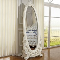 斯蒂豪格落地式穿衣镜，雕花工艺可调节脚垫全身镜，欧式风格板材穿衣镜，型号CYJ101