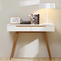 浪漫白色简约橡木门厅柜，生活哲学储藏实木拼色玄关柜，型号: TPFP-00042