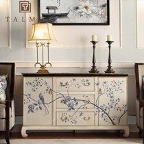 TALMD图迈新中式实木玄关柜，极具艺术典雅，高端定制型